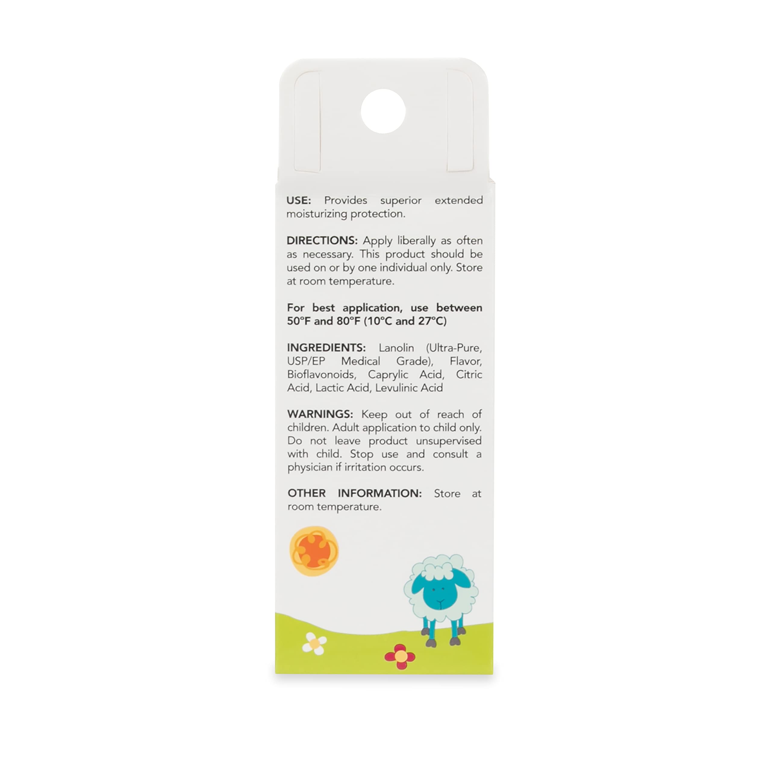 Dr. Talbot's Lanolin Lip & Cheek Balm for Baby, Naturally Inspired with Citroganix,Vanilla Milk Flavor, 2 Pack, 0.35 Ounce